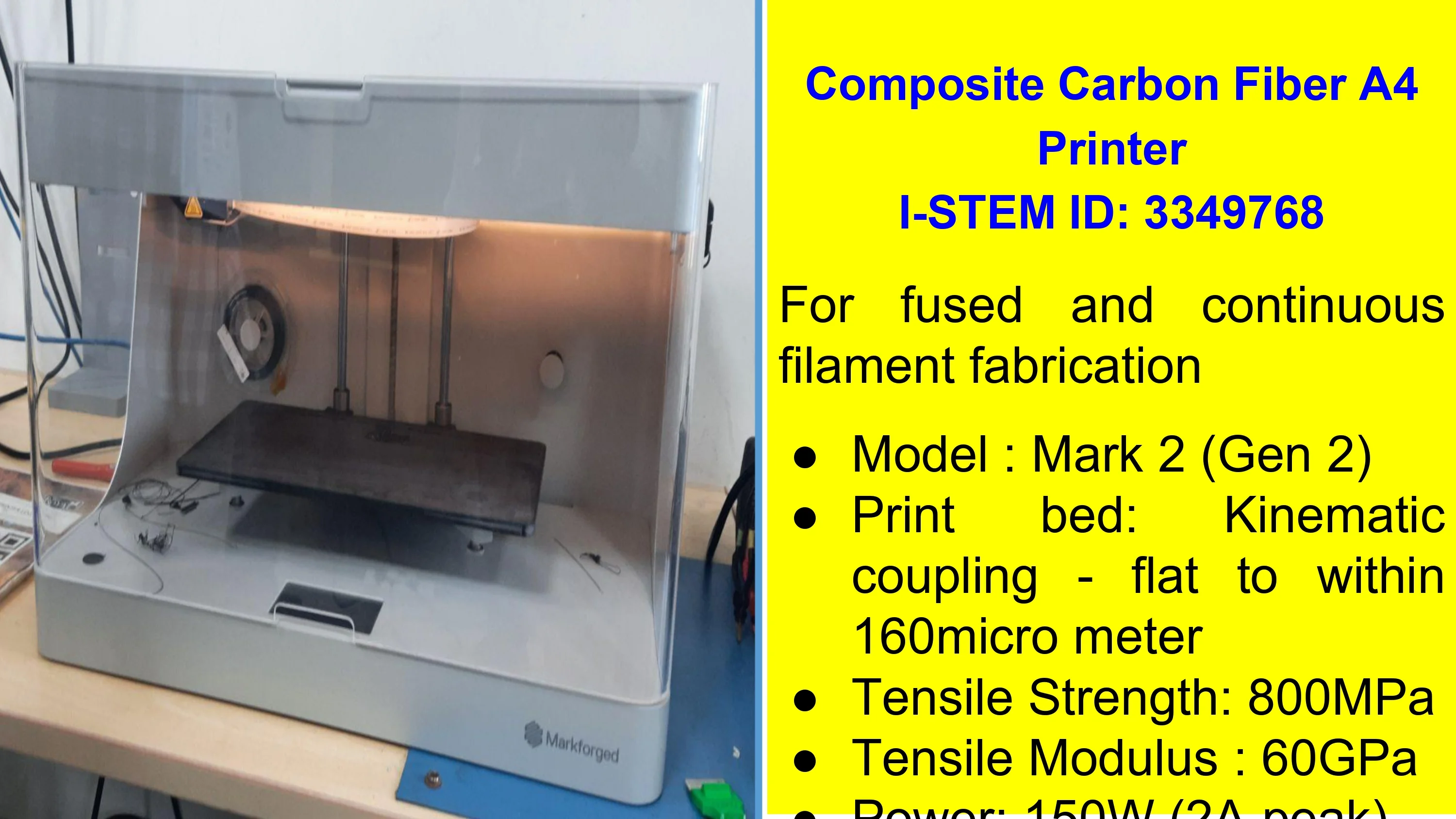 Composite Carbon Fiber A4 Printer