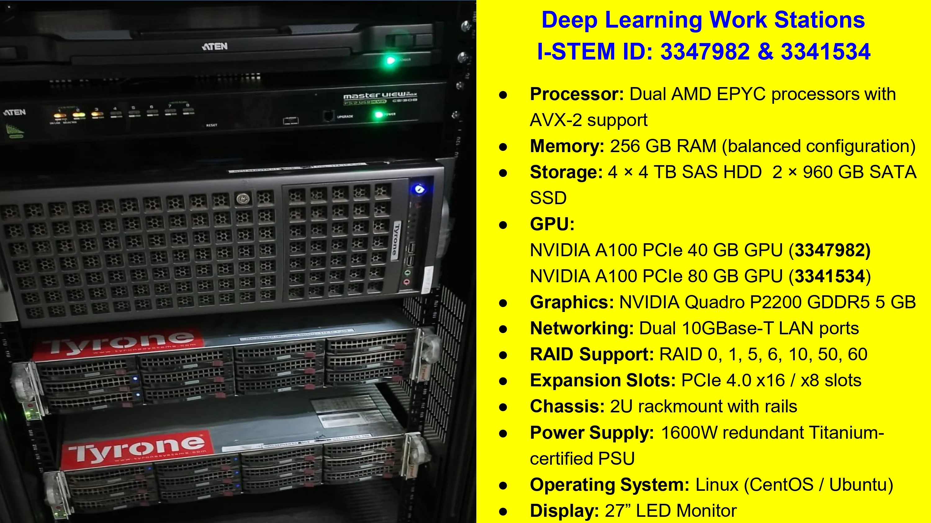 Deep Learning Work Station
