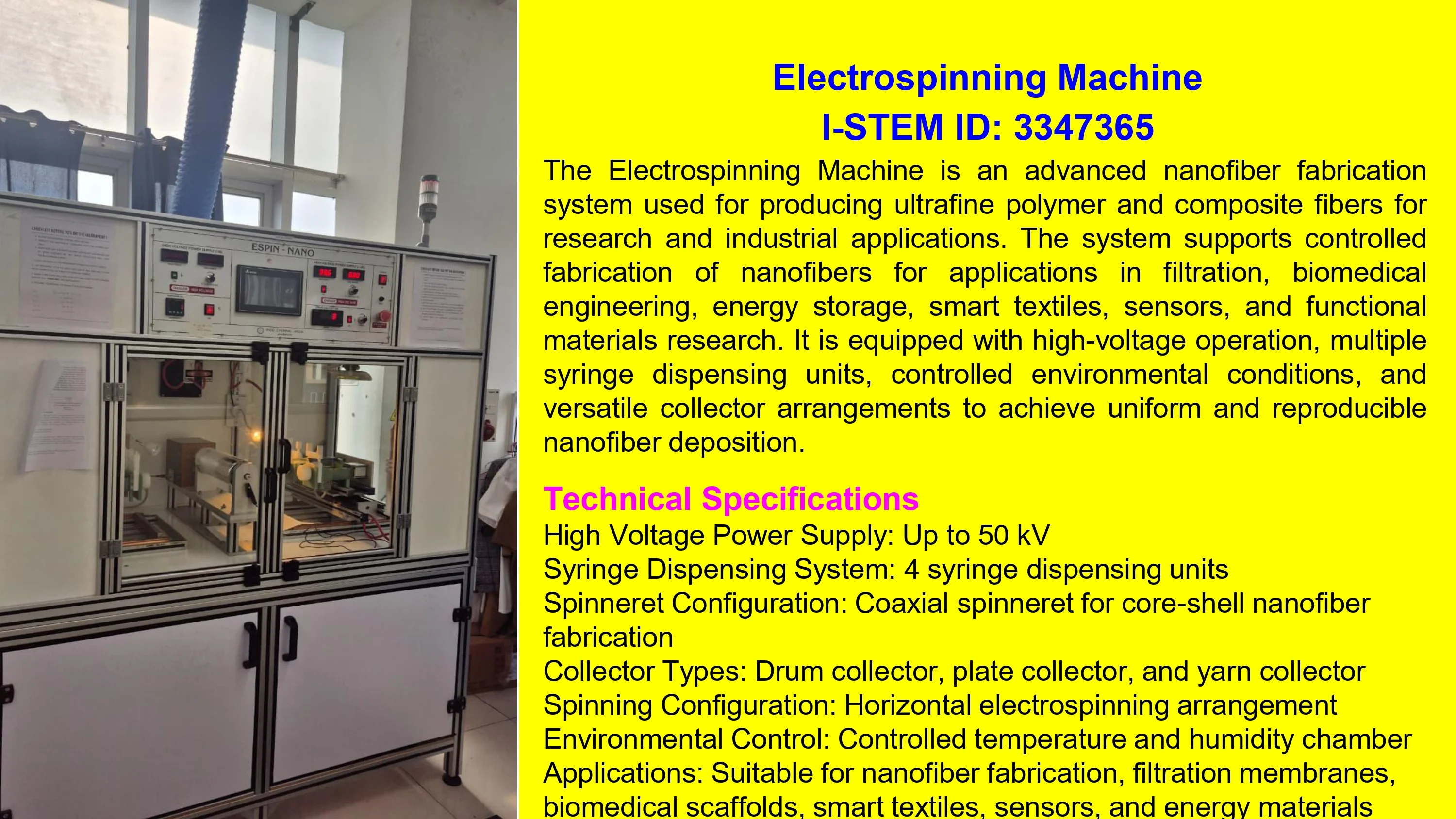 Electrospinning Machine