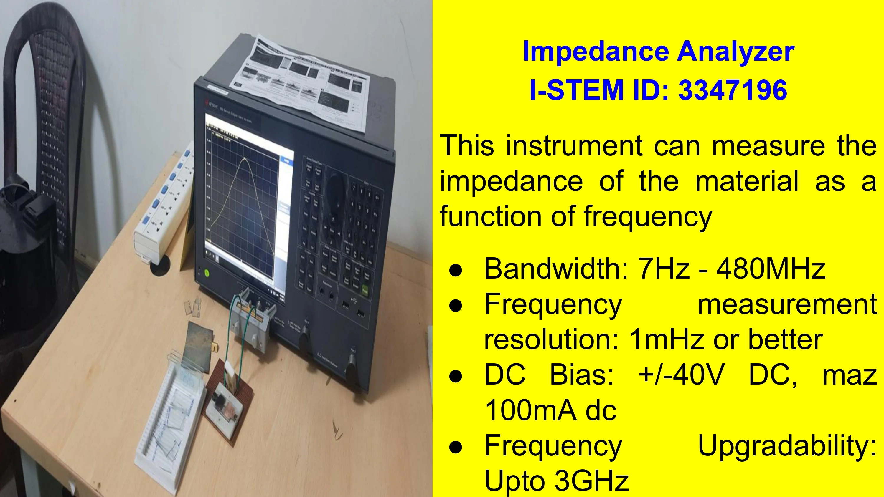 Impedence Analyzer (Development of Graphene quantum capacitance module)