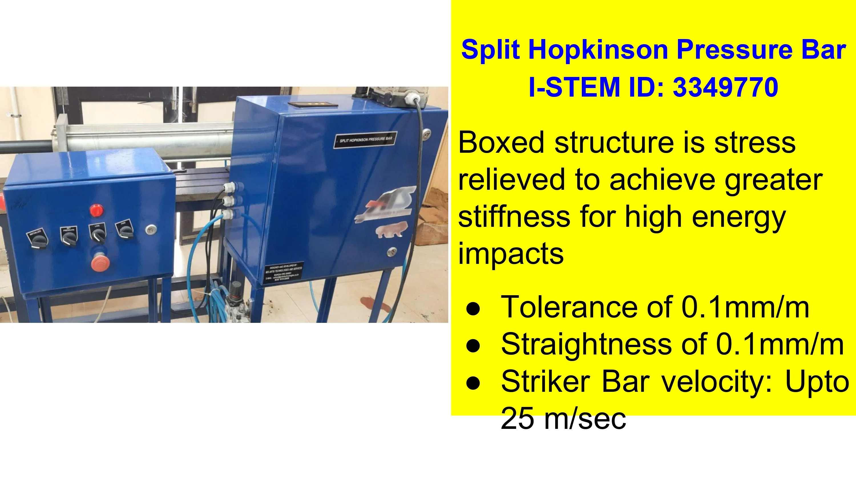 Split-Hopkinson Pressure Bar (Compression)