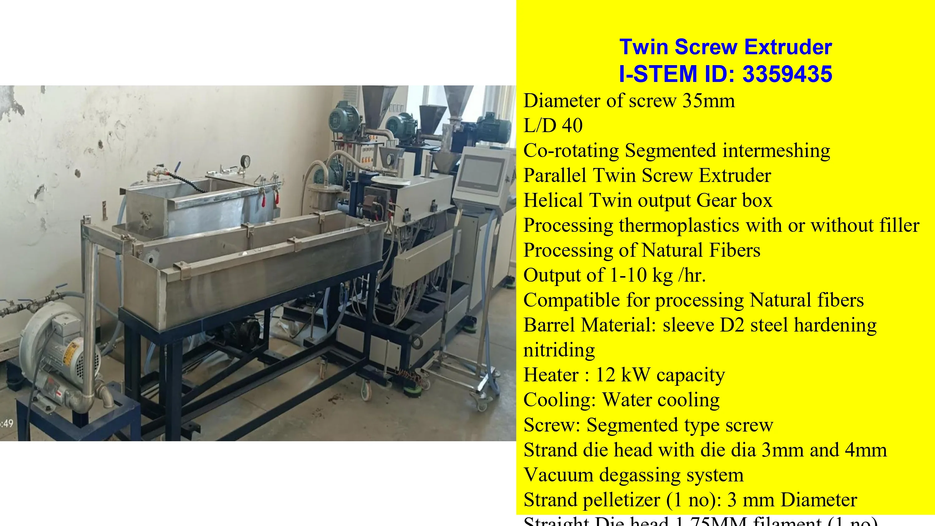 Twin Screw Extruder