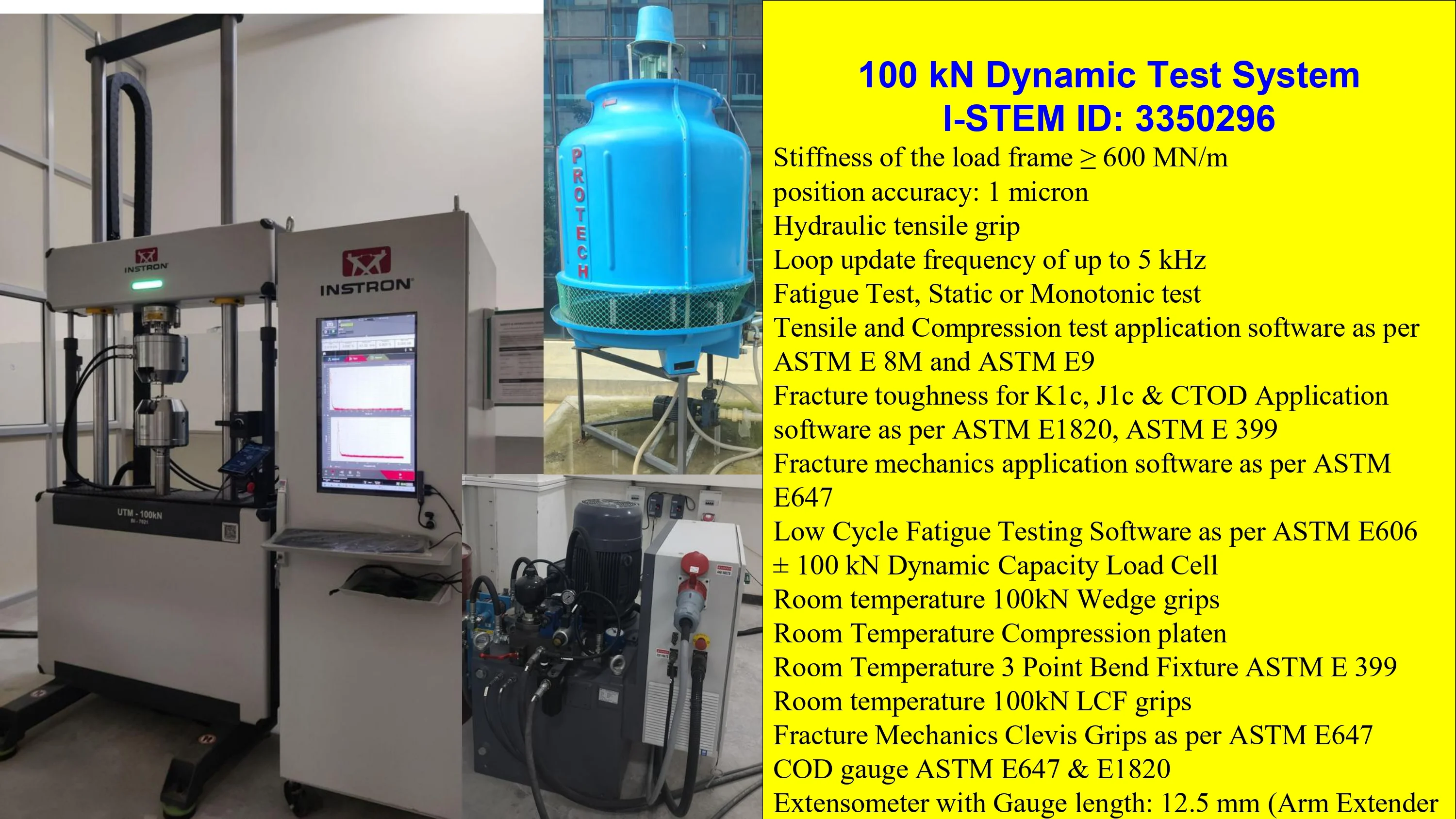 100 kN Dynamic Test System